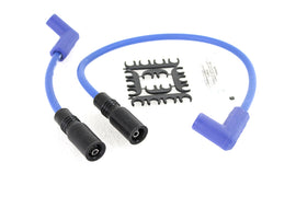 Accel 8mm S/S Spiral Core Ignition Wire Set Blue