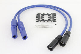 Accel 8mm S/S Spiral Core Ignition Wire Set Blue