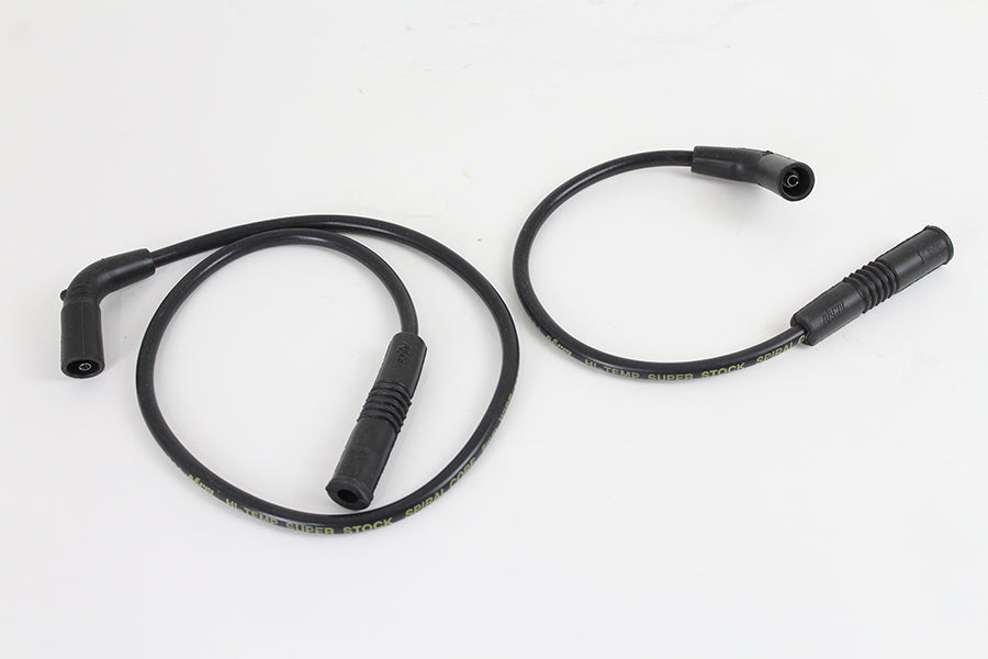 Accel 8mm S/S Spiral Core Ignition Wire Set Black