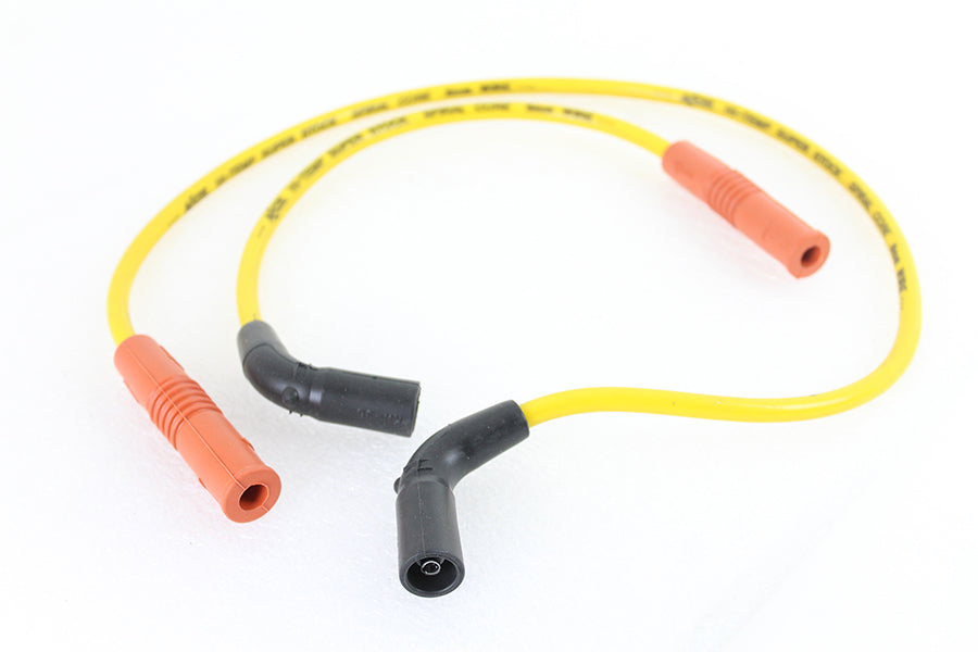 Accel 8mm S/S Spiral Core Ignition Wire Set Yellow