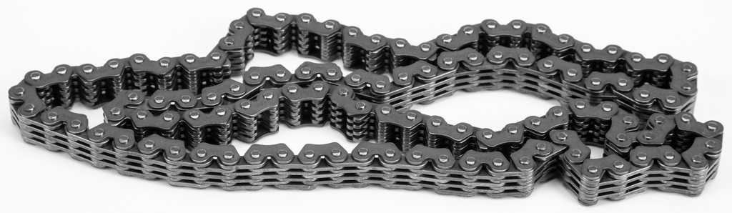 ProX Racing Parts cam chain hon 19-9239 for engine, showing metal chain components and tensioner in close-up view.