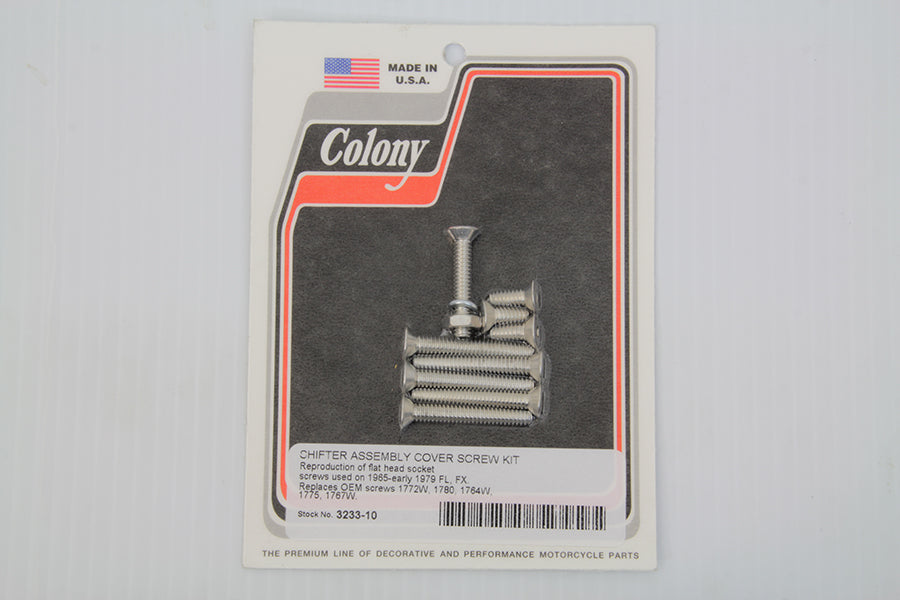Shifter Assembly Cover Screw Kit