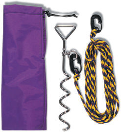 Kwik Tek Screw Style Anchor System accessory with metal screw and anchor components on a white background.
