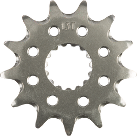 Steel Fire Power front CS sprocket 13T for KTM, Beta, Husqvarna 520 chain, part number 255-3520013, visible in the image.