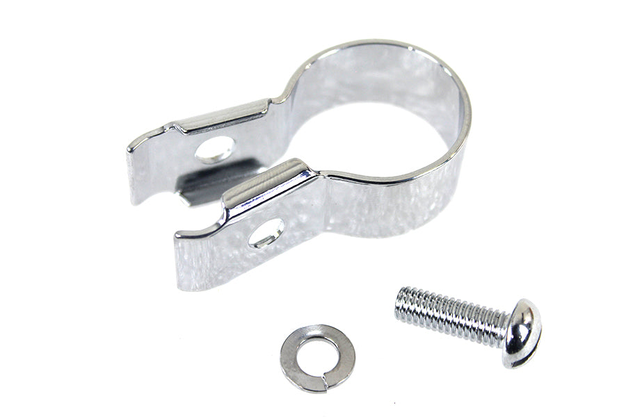 Front Brake Cable Handlebar Clip Chrome