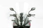 National Cycle Vstream tall light tint motorcycle windshield showing clear, curved design with tinted top for wind protection.