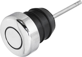HardDrive engine oil tank rubber filler plug with chrome short dipstick, 2.5-inch size, for vehicle maintenance