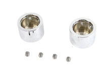 Charger l'image dans la galerie, Domed Front Axle Cover Set Chrome Plated
