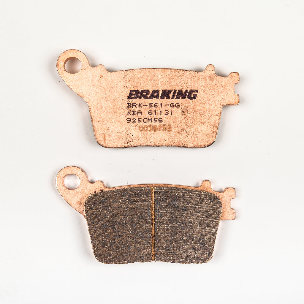 Braking sintered sport brake pad set, model 31-925, showing metallic brake pads with detailed surface texture.