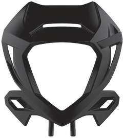 Polisport Plastics black headlight mask for Beta 64-69146 motorcycle, body protection part with clear design and branding visible.