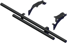 Load image into Gallery viewer, KFI Products Rear DT Bumper for off-road vehicles, showing black metal construction with mounting brackets and reinforced design.