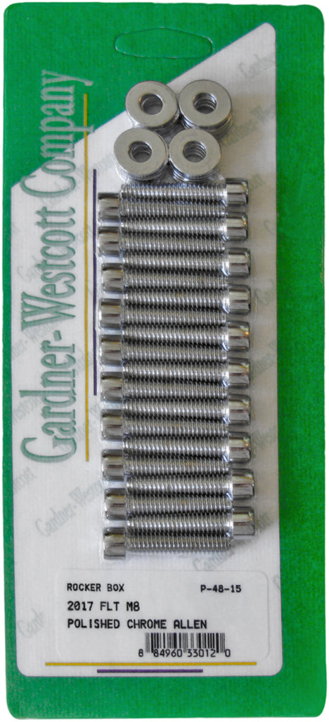 Gardner-Westcott Rocker Box Cover Set polished metal, showing the shiny, smooth surface and detailed edges.