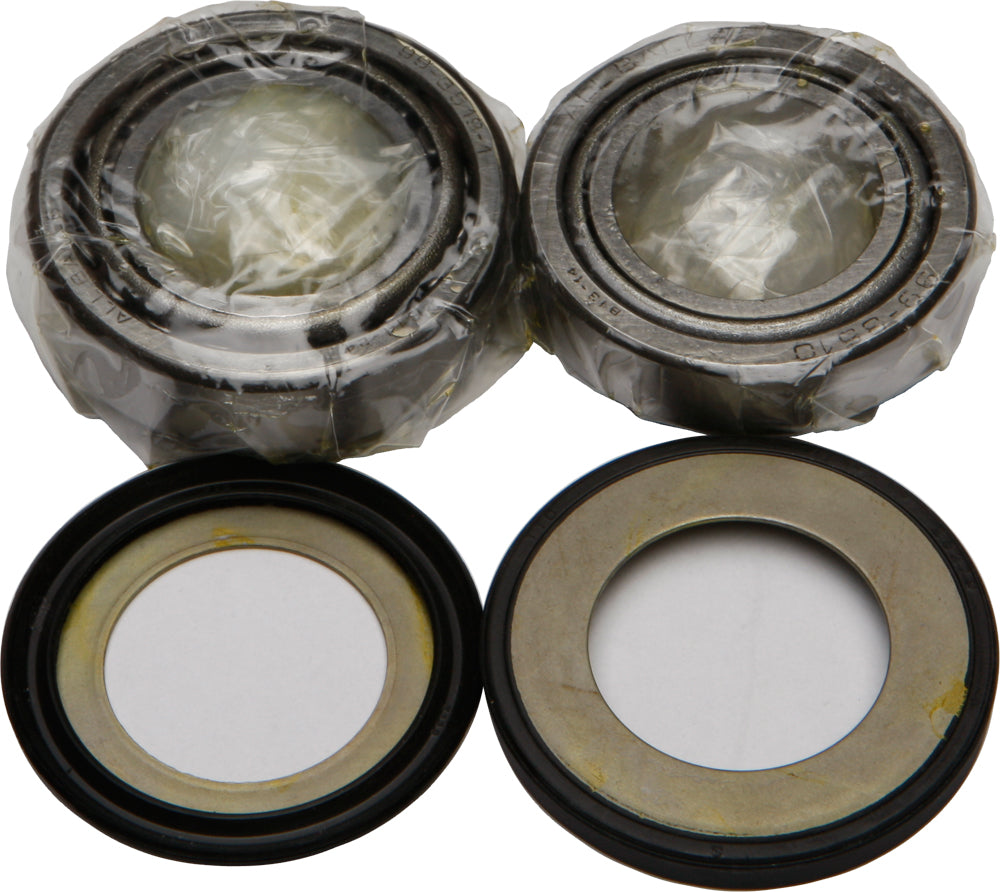 All Balls steering bearing and seal kit 22-2030 with metal and rubber components for vehicle steering systems.