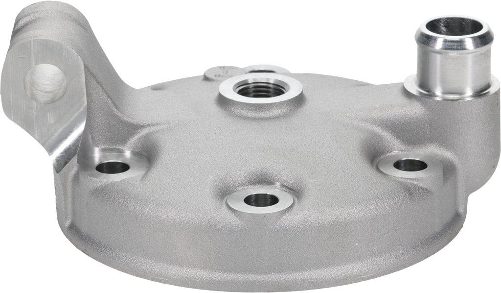 Cylinder Works standard Yamaha engine cylinder head kit showing metallic cylinder head with detailed fins and mounting surfaces