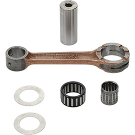 Hot Rods Yamaha 421-8726 engine connecting rod kit with metal rods and bearings, detailed close-up view