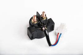 Ricks Motorsport Electric starter solenoid 27-65401, electrical component with wiring terminals, used in vehicle starting systems.