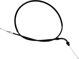 Motion Pro black vinyl throttle push cable 70-2103 for motorcycle control lines, showing the cable and connectors.