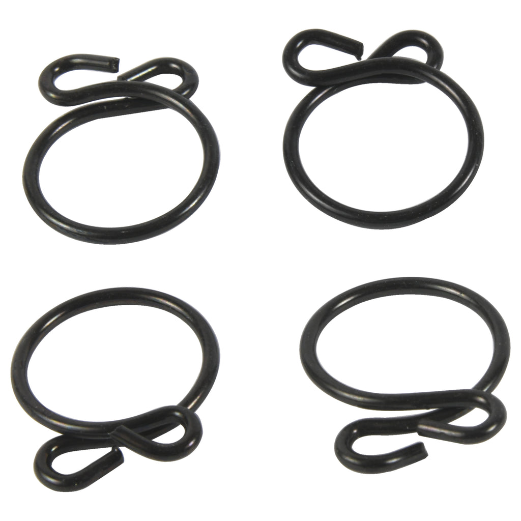 All Balls Hose Clamps Refill Kit for intake, carb, and fuel system, includes four clamps for secure hose connections.