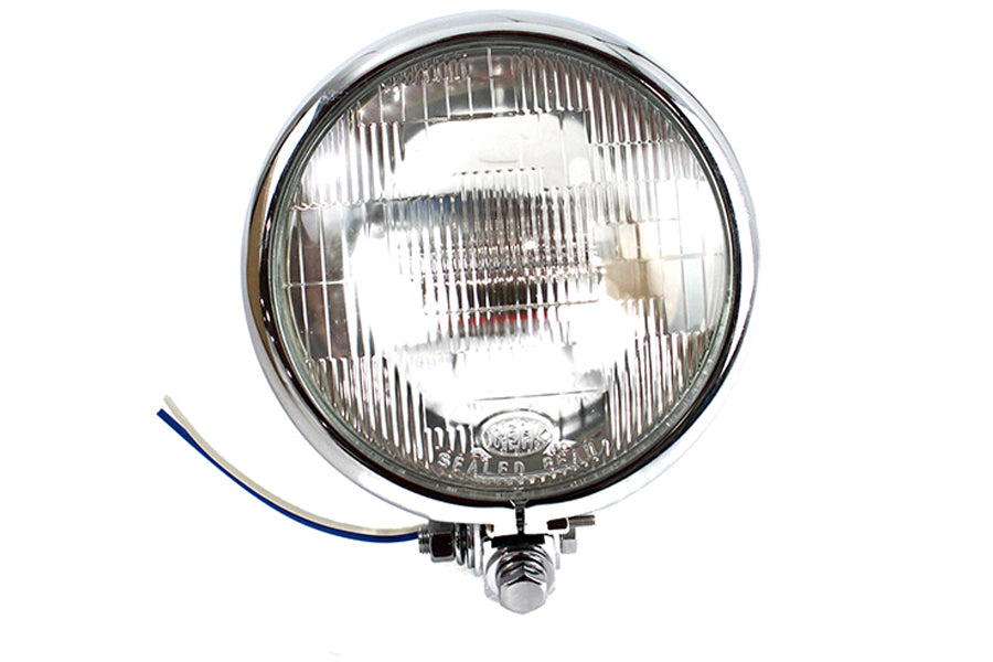 5-3/4 inch Round Headlamp Assembly Chrome