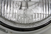 Charger l'image dans la galerie, Chrome Replica 7 inch Round Headlamp 6 Volt