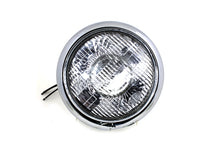 Charger l'image dans la galerie, Chrome Replica 7 inch Round Headlamp 6 Volt