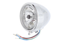 Charger l'image dans la galerie, 4 inch Round Headlamp 12 Volt Chrome