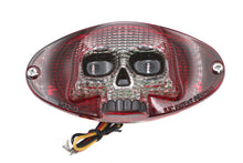 Charger l'image dans la galerie, Chrome Cateye LED Tail Lamp Skull Style