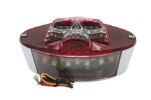 Charger l'image dans la galerie, Chrome Cateye LED Tail Lamp Skull Style