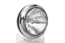 Charger l'image dans la galerie, Black Replica 7 inch Round Headlamp 6 Volt