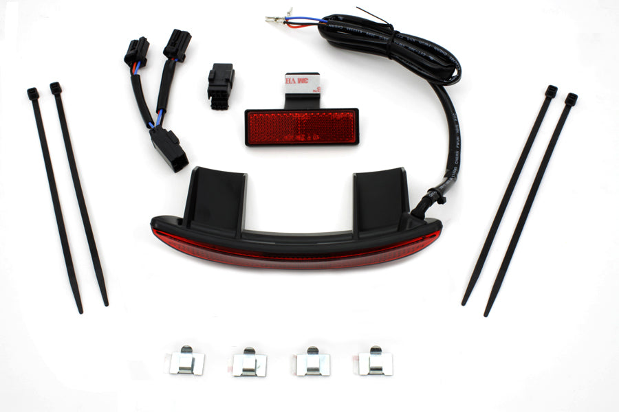 Chopped Fender Rear Edge Lamp with Red Lens
