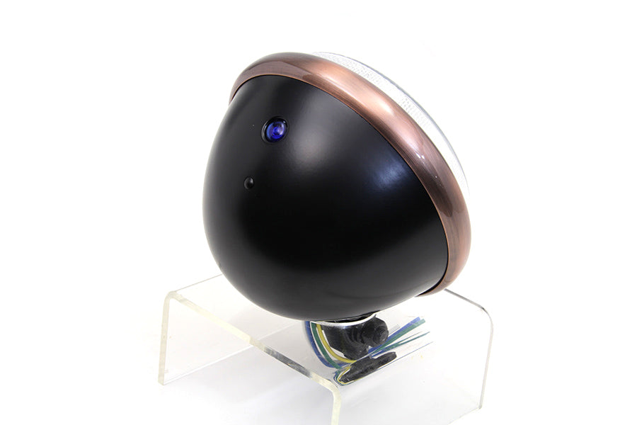 5-3/4 inch Black Headlamp