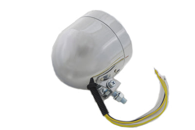 4 inch Round Diamond Cut Style Headlamp Chrome
