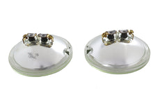 Charger l'image dans la galerie, Clear 4-1/2 inch 6 Volt Sealed Beam Spotlamp Bulb Set