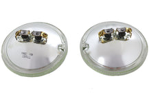 Charger l'image dans la galerie, Clear 4-1/2 inch 6 Volt Sealed Beam Spotlamp Bulb Set