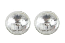 Charger l'image dans la galerie, Clear 4-1/2 inch 12 Volt Sealed Beam Spotlamp Bulb Set