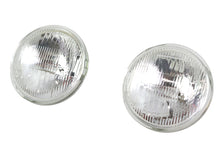 Charger l'image dans la galerie, Clear 4-1/2 inch 12 Volt Sealed Beam Spotlamp Bulb Set