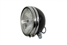 Charger l'image dans la galerie, Replica 5-3/4 inch Round Black Headlamp