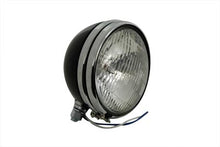 Charger l'image dans la galerie, Replica 5-3/4 inch Round Black Headlamp