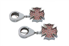 Charger l'image dans la galerie, Fireman Cross Turn Signal Set 39mm Clamp Kit