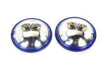 Charger l'image dans la galerie, Blue Sealed Beam 4-1/2 inch Spotlamp Set
