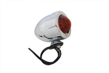 Charger l'image dans la galerie, Chrome Bullet Red Marker Lamp Dual Filament