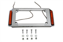 Charger l'image dans la galerie, License Plate Frame Chrome with Side Lights