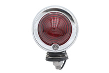 Charger l'image dans la galerie, Chrome Bullet Marker Lamp Red Single Filament