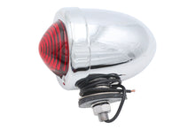 Charger l'image dans la galerie, Chrome Bullet Marker Lamp Red Single Filament