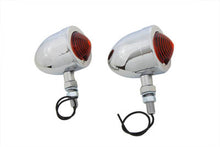 Charger l'image dans la galerie, Chrome Red Marker Lamp Set With Single Stem