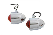 Charger l'image dans la galerie, Chrome Red Marker Lamp Set With Single Stem