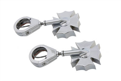 Fireman Cross Turn Signal Set with 41mm Clamp Kit