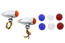 Load image into Gallery viewer, Mini Amber LED Bullet Lens Marker Lamp Set