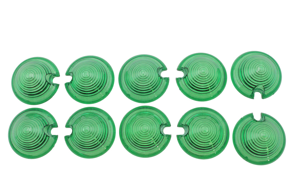 Bullet Style Marker Lamp Green Lens