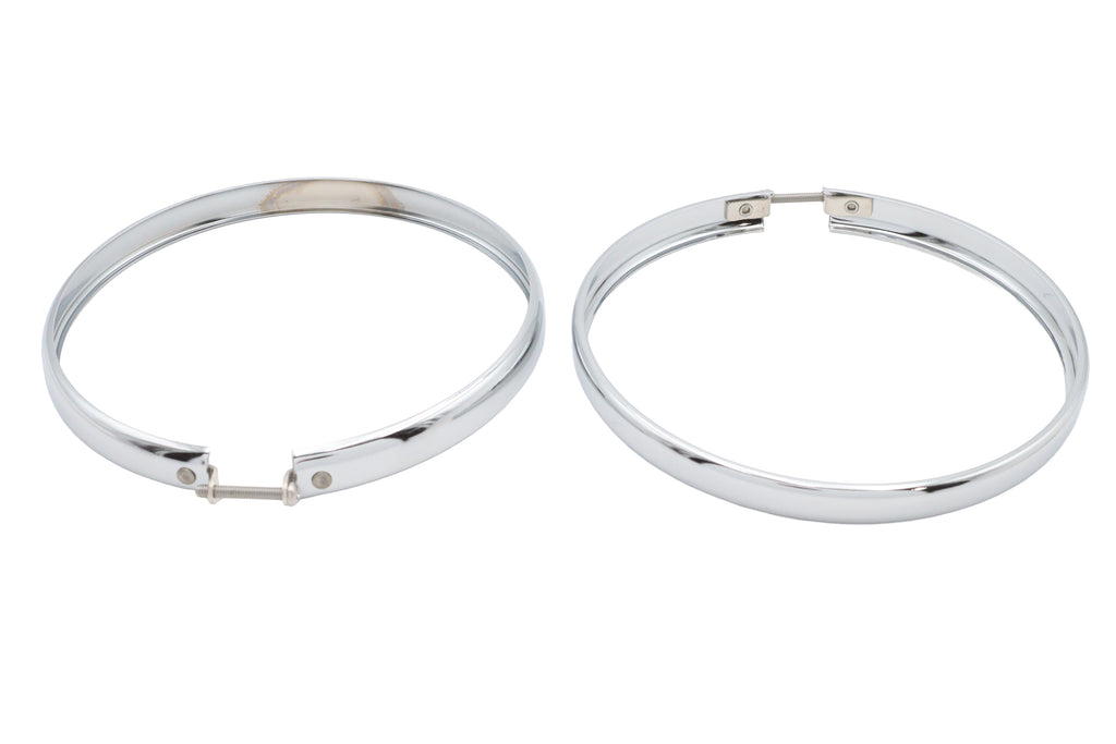 5-3/4 inch Headlamp Chrome Outer Rim Set